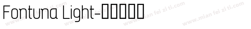 Fontuna Light字体转换